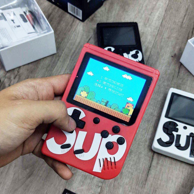 Máy game chơi thoải mái với 400 game- máy chơi game cầm tay a