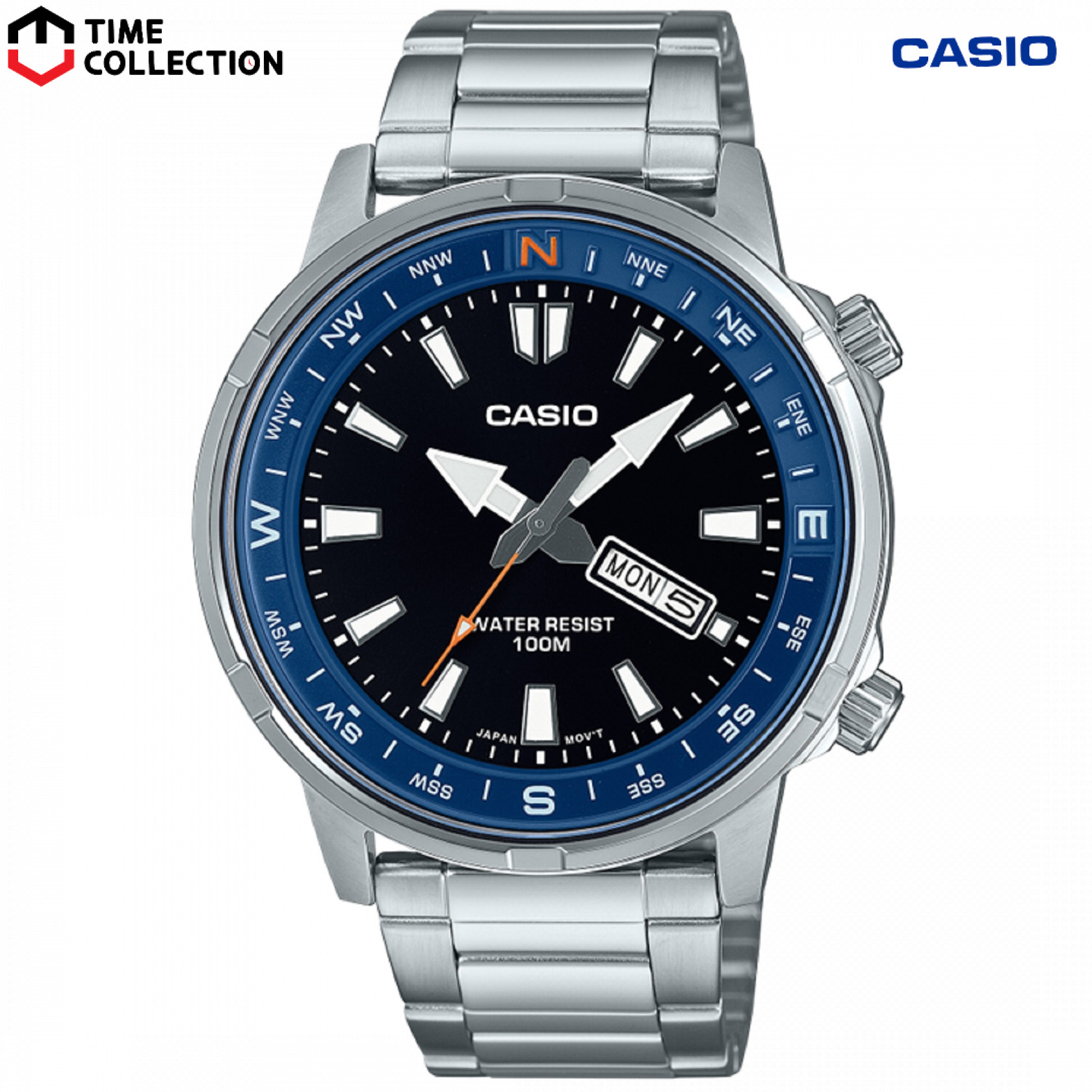 CASIO Marine Monster MTD-125D-3A Orologio Uomo Acciaio