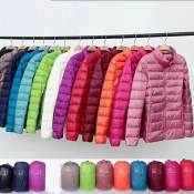 Plus Size Ultra Light Down Jacket for Women