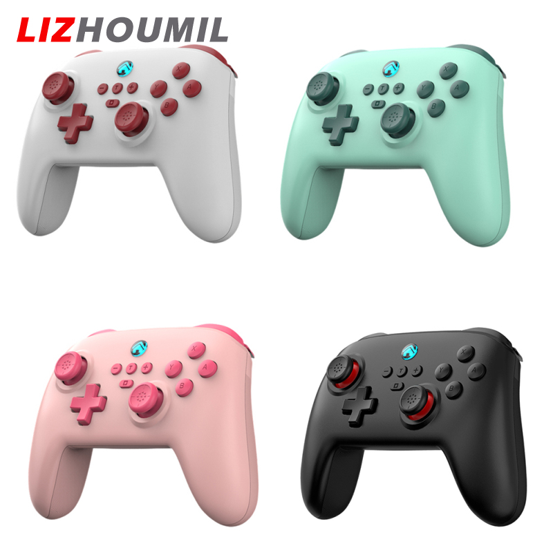 LIZHOUMIL S11 Games Controller Wireless Rechargeable Handheld Controller With Vibration Motors Technology Compatible For Switch Pro Console ราคา 399 บาท*ส่งฟรี