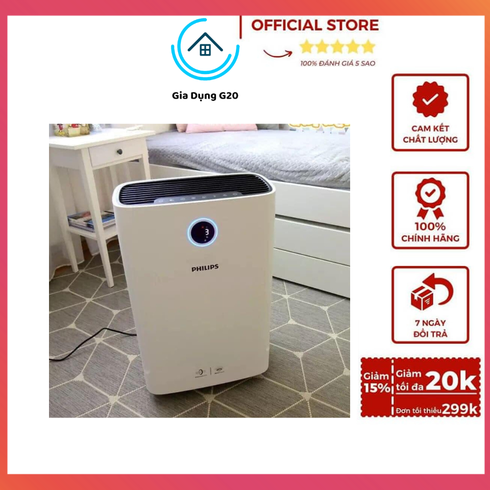 Máy lọc không khí và bù ẩm 2in1 Philips AC2729 11 Series 2000i