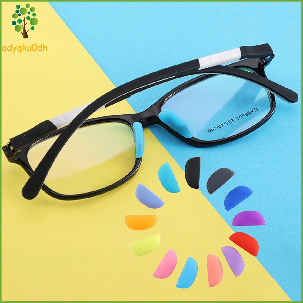 ADYQKU0DH 10Pairs/Pack Đẩy On Chống-trượt Mềm Kính Miếng Đệm Mũi Nosepads Kính Silicone Miếng Đệm Mũi