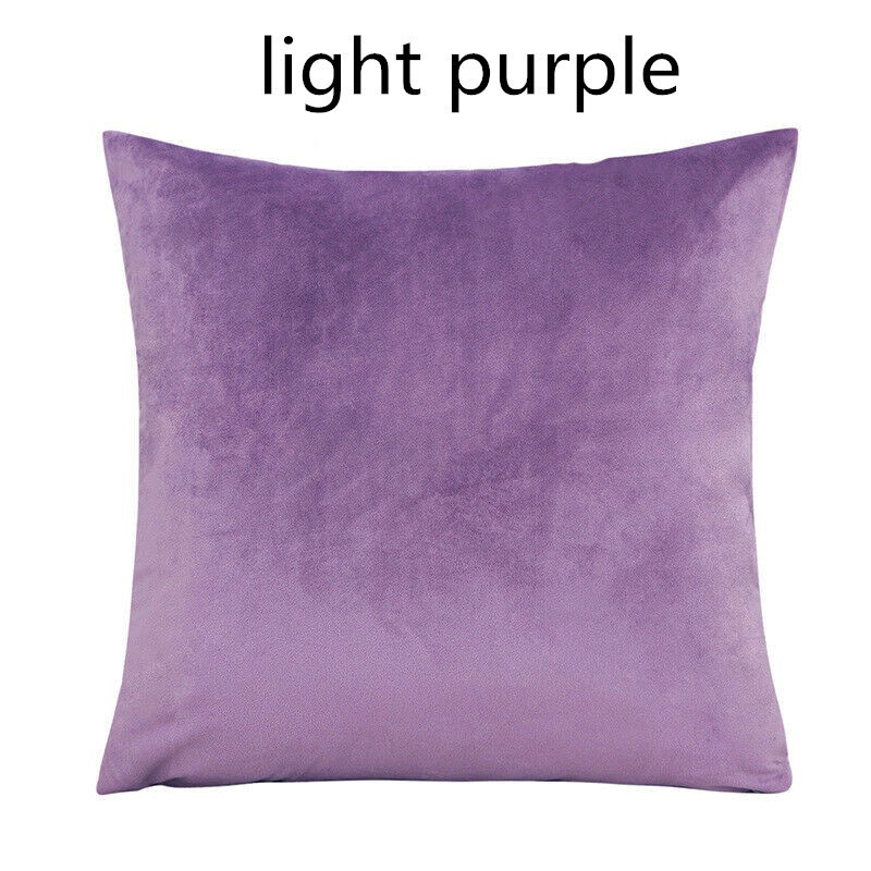 40x40 45x45 50x50 60x60 cm Square Large Velvet Plain Cushion Cover Throw Pillow Case Home Sofa Decor