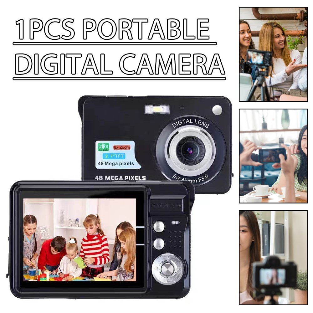 UnVug Portable Digital Camera 48MP HD Cameras Home Camcorder Video