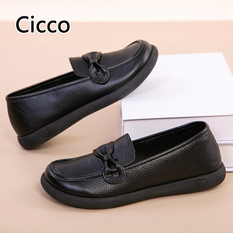 Cicco Giày lười nữ thoải mái với thiết kế trái tim, thoáng khí và chống trơn trượt