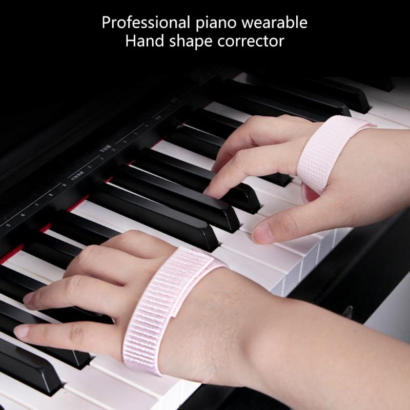 Đàn Piano tay tư thế hướng dẫn với điều chỉnh ổn định Silicone thực hành Viện trợ kết cấu Silicone cho sinh viên nhạc sĩ người lớn