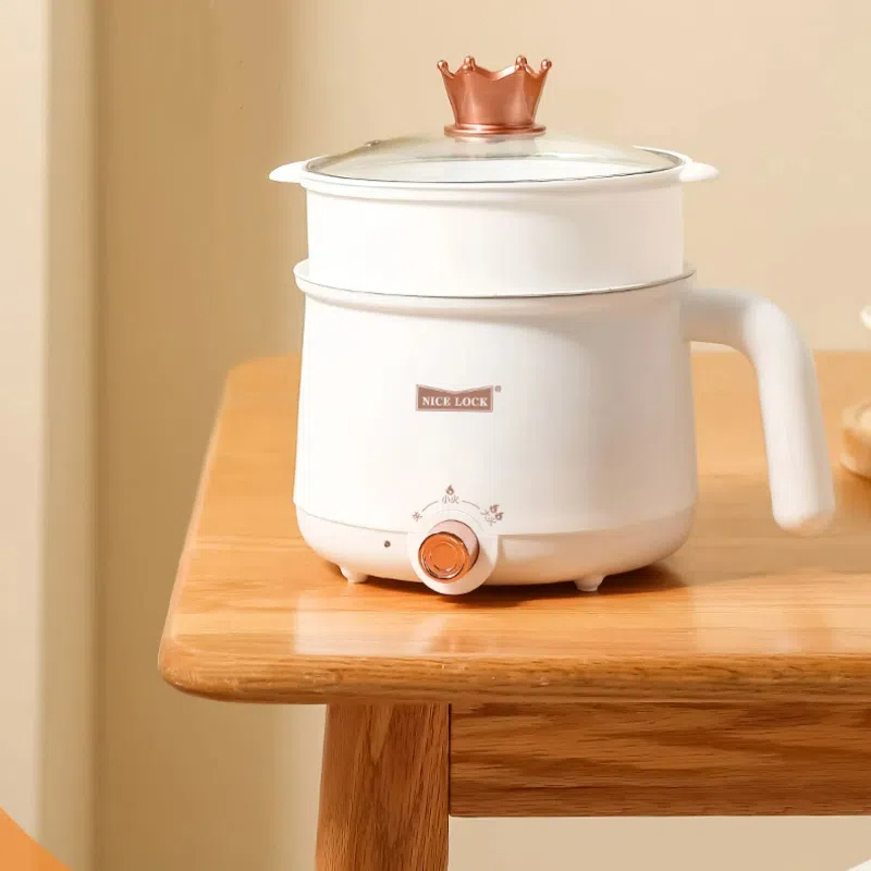 Mi Youpin Nồi nấu điện Ký túc xá Nồi điện nhỏ Đa chức năng Một gia đình Mini Student Nấu mì Nồi điện nhỏ cho 1-2 người