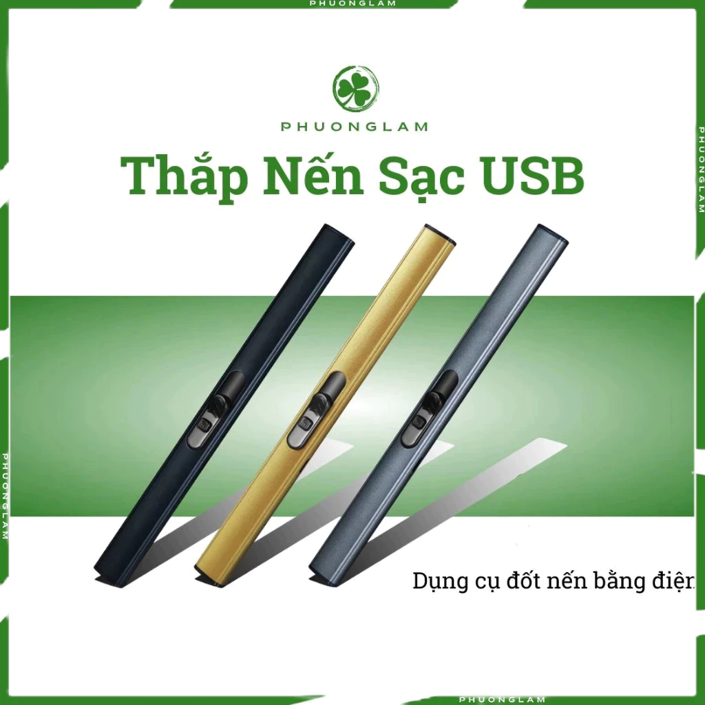 Dụng cụ đốt nến thơm USB có thể sạc phụ kiện thắp nến chuyên dụng dành cho