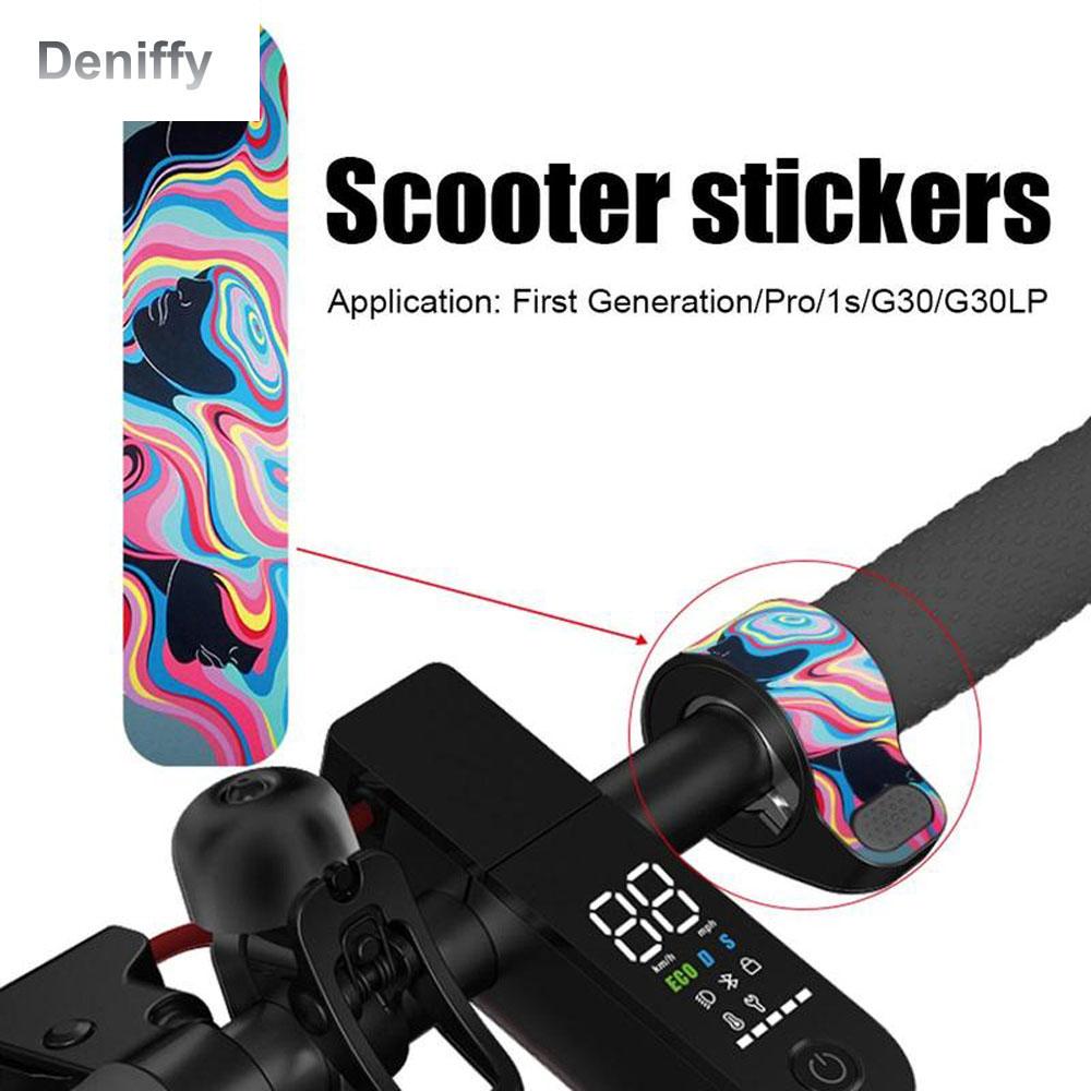 DENIFFY Đối với xe tay ga Xiaomi M365 Xe điện Phụ kiện xe tay ga Nhãn dán bảo vệ Hình dán ngón tay tay ga xe tay ga Hình dán xe tay ga Bộ phận xe tay ga