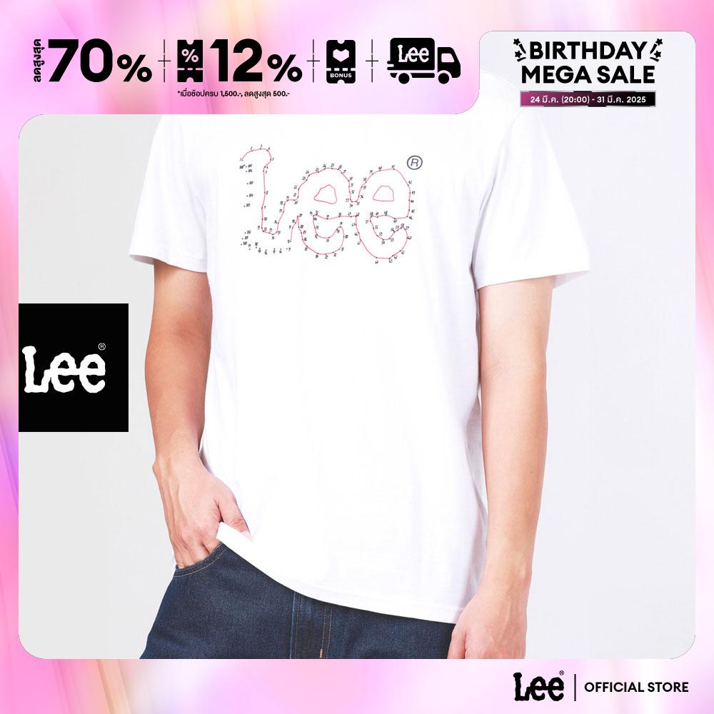 LEE เสื้อยืดแขนสั้นผู้ชาย ทรง Regular รุ่น LE S624MTSSN39 ราคา 357 บาท*ส่งฟรี