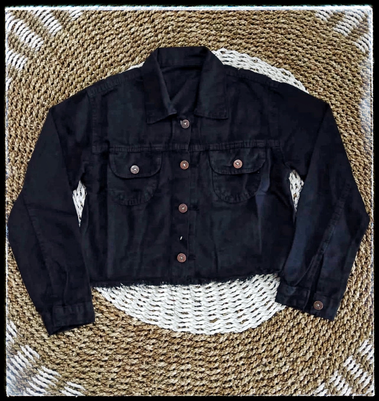 black jean jackets