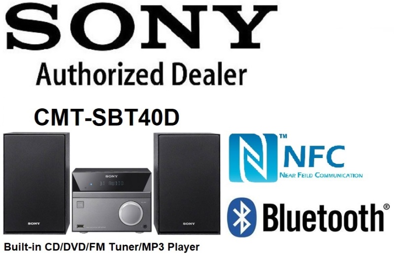 Sony CMT-SBT40D Hi-Fi System with BLUETOOTH® technology Singapore