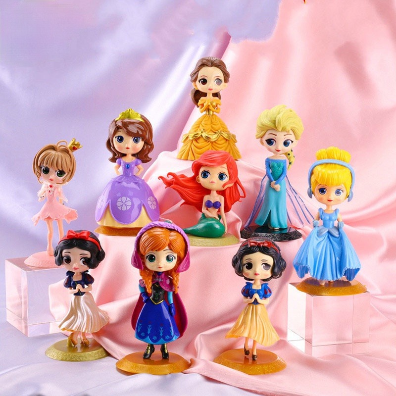 Disney Frozen Princess Anna Elsa Snow White Cinderella Princess Action