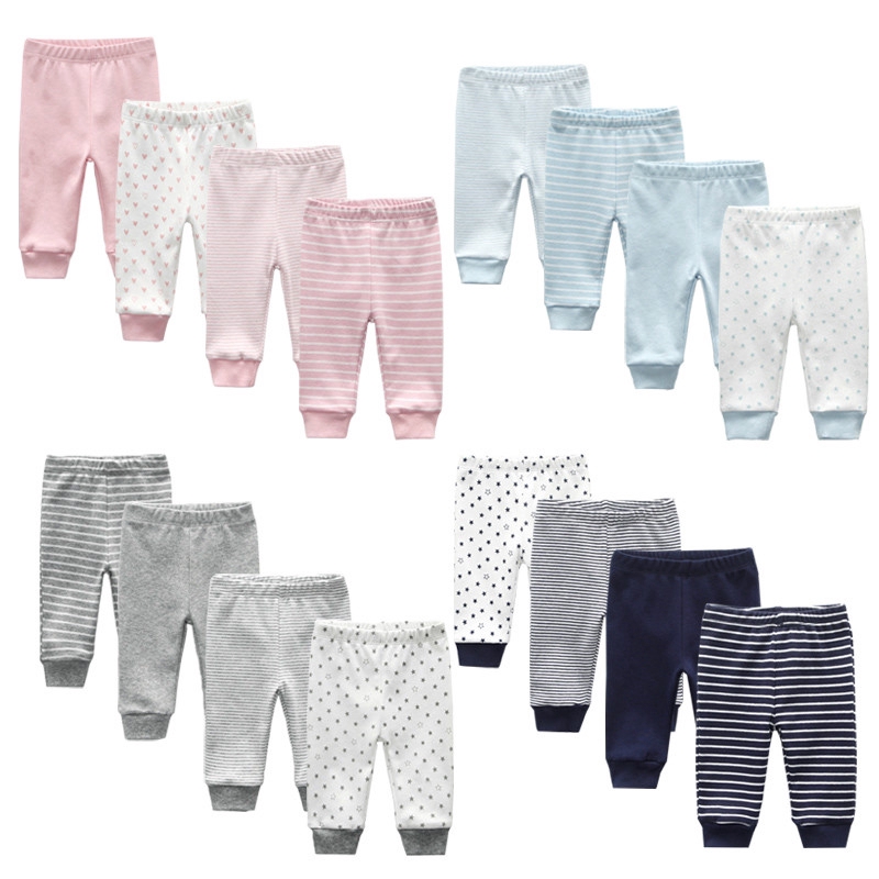 Quần dài bằng 100% cotton xinh xắn dành cho bé sơ sinh