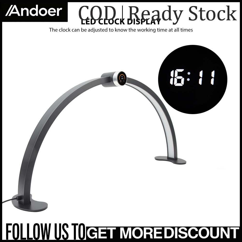 Andoer Half Moon Beauty Lamp 40W Half Moon Desk Lamp Touch and Rotate Adjustment for Tattoo ราคา 3,035 บาท*ส่งฟรี