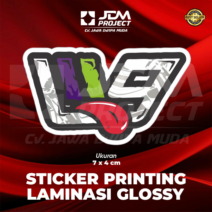 JDM Project - Sticker Cutting W9 style Lidah