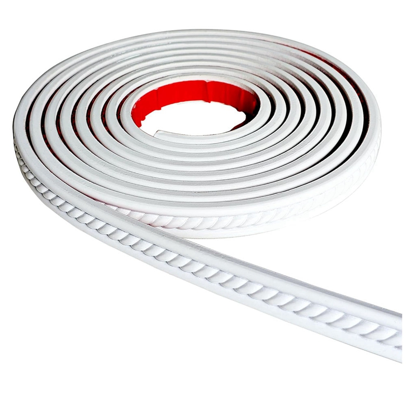 [Waanon]Flexible Wall Trim Peel and Stick Molding Trim Self Adhesive 3d Strip for Tile Wood Wall Paper Pictures Crown Molding Panel