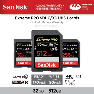 SanDisk Extreme PRO SDXHC SDXC UHS-I Cards