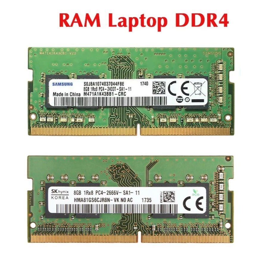 RAM Laptop DDR4 8Gb 16Gb 4Gb 32Gb Bus 2133 2400 2666 3200MHz- Hàng Chính Hãng - Bảo Hành 5 Năm