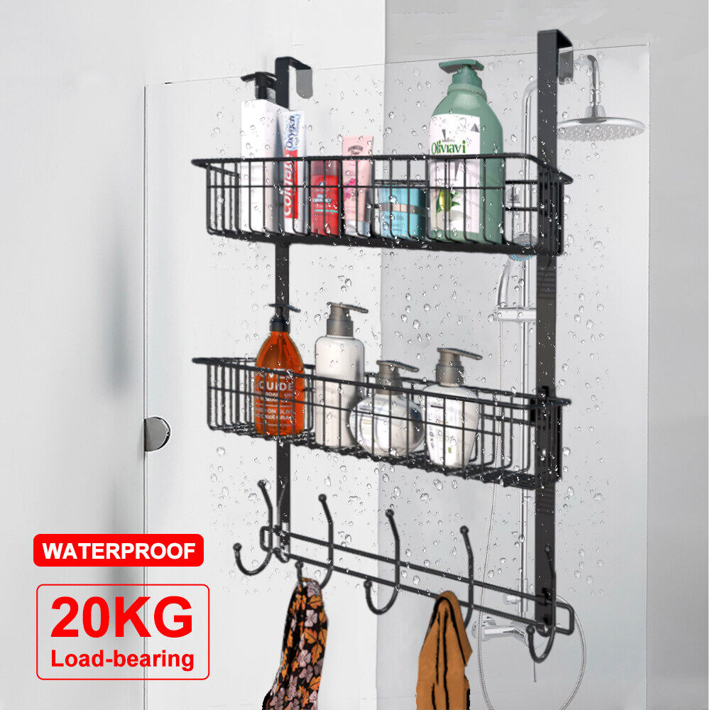 Kệ đựng đồ gắn tường kệ sắp xếp phòng tắm kệ nổi giỏ treo vòi hoa sen giá đựng dầu gội phụ kiện wc giá đựng gia vị nhà bếp