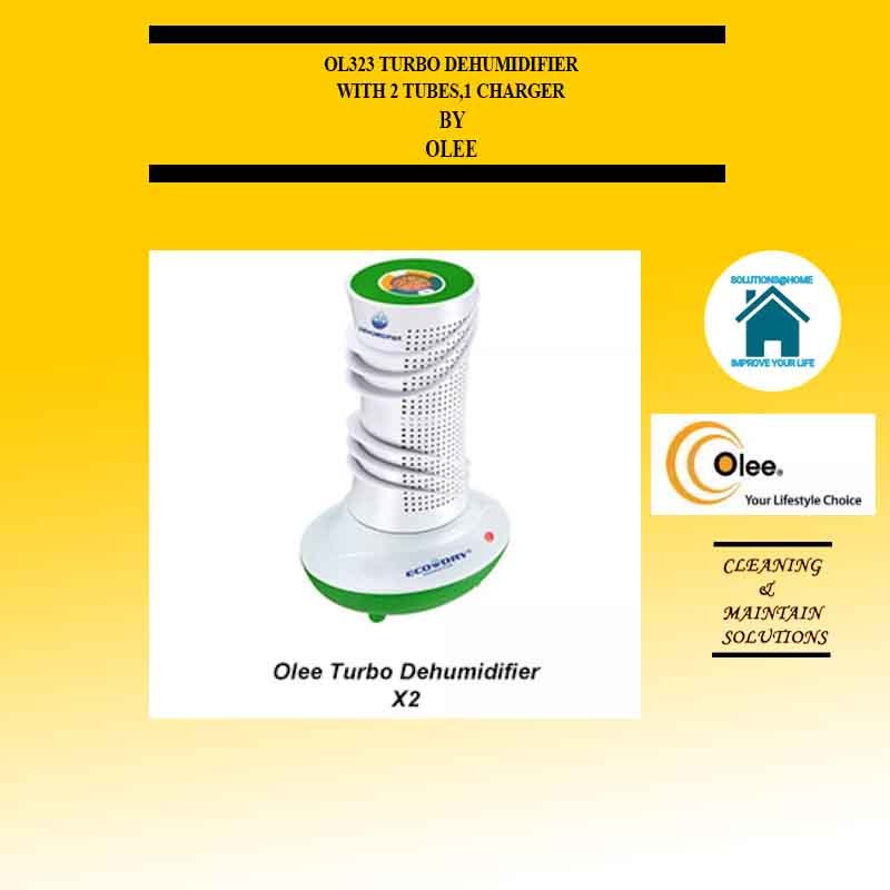 OL323 Turbo Dehumidifier 2 Packs 1 Charger Singapore