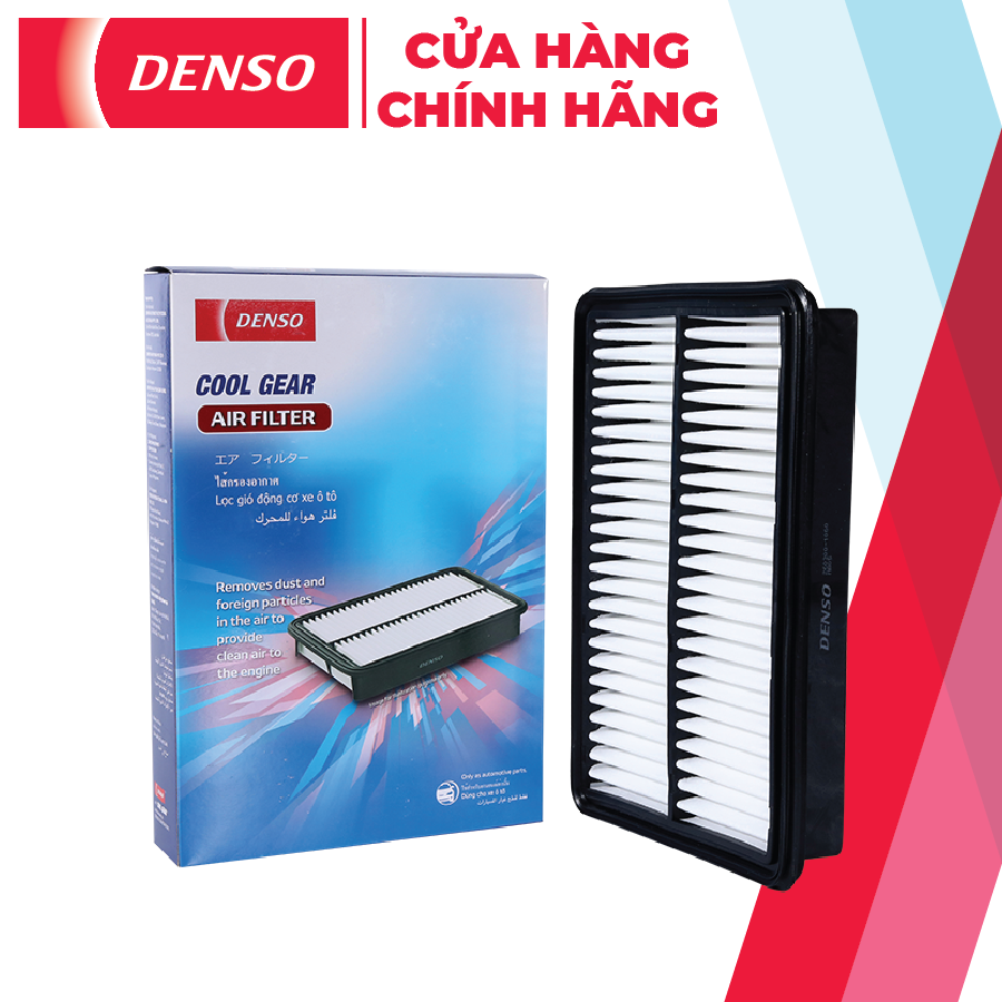 Lọc Gió Động Cơ 1061 DENSO Cool Gear Dùng Cho Ô Tô Mazda 3, 6, CX-5, CX-8, CX-9; An Toàn, Hiệu Quả Giúp Ngăn Bụi Bẩn, Dị Vật Vào Buồng Đốt; Mã 260300-1061