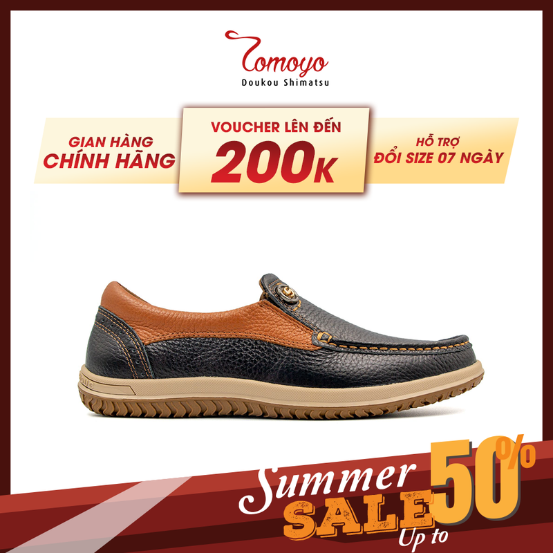 Giày lười nam da nappa tomoyo tmn22901