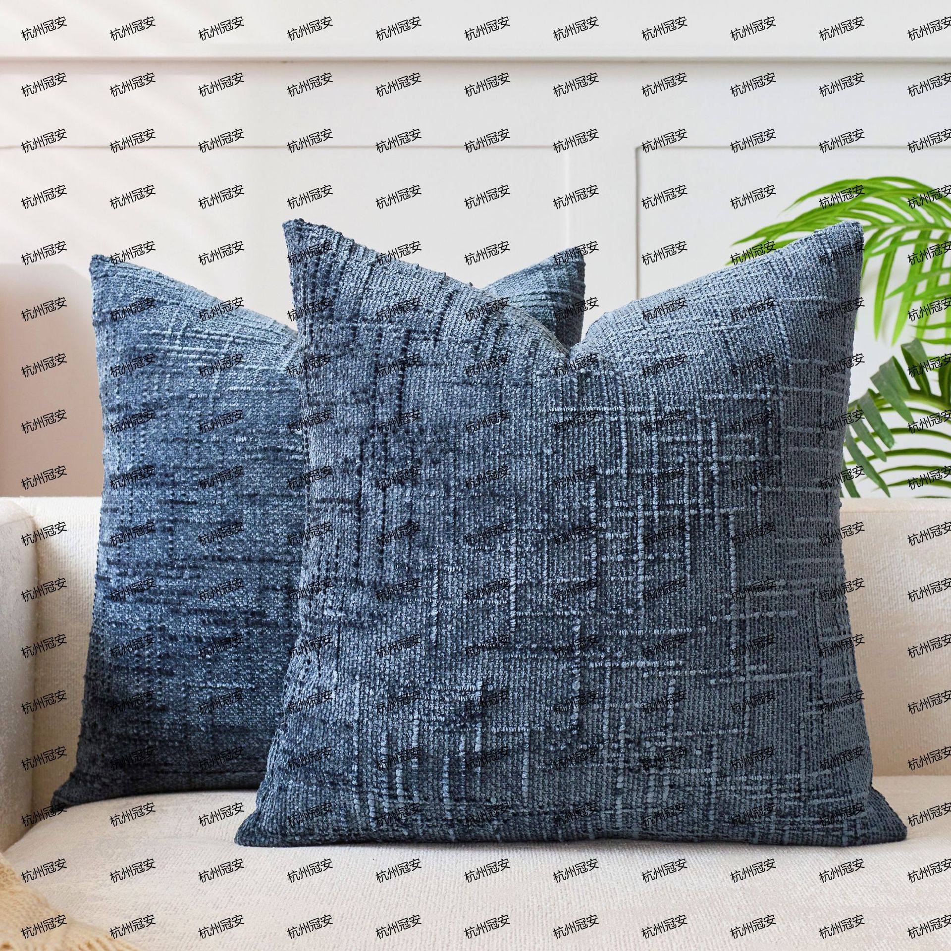 30x50cm/40x40cm/45x45cm/50x50cm/60x60cm Chenille Coarse Yarn Cushion Cover Bamboo Textured Solid Color Throw Pillow Case For Bedroom Sofa Home Decorative