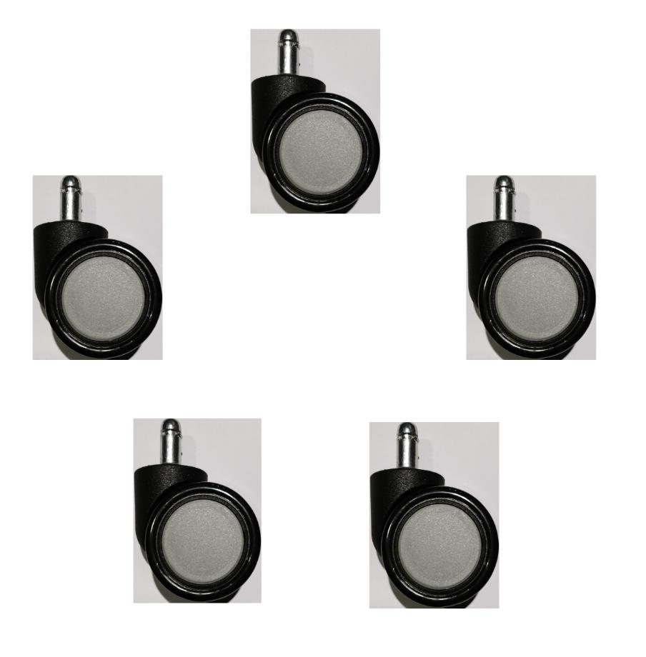 (5 Years Warranty)UMD Scratch Proof Noise Free Universal Office Chair Castor Wheel Chair Wheels 11mm (1 Set of 5 Pcs) (NOT Suitable for I-K-E-A Chairs) Singapore