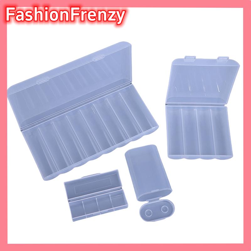 FashionFrenzyY 1 3 cái 1 phần 2 phần 4 phần 8 phần 21700 lithium pin chống rơi Hộp bảo vệ 21700 Pin PP nhựa lưu trữ hộp