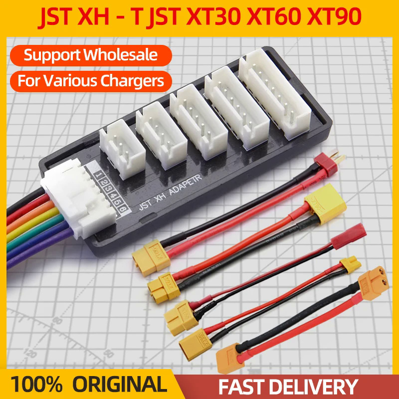 1 Bộ JST-XH cân bằng adapter Board XT60/xt30/xt90/JST/T cắm LiPo pin sạc cho isdt D2 P10 P20 hota D6 P6 toolkitrc m6d4.1
