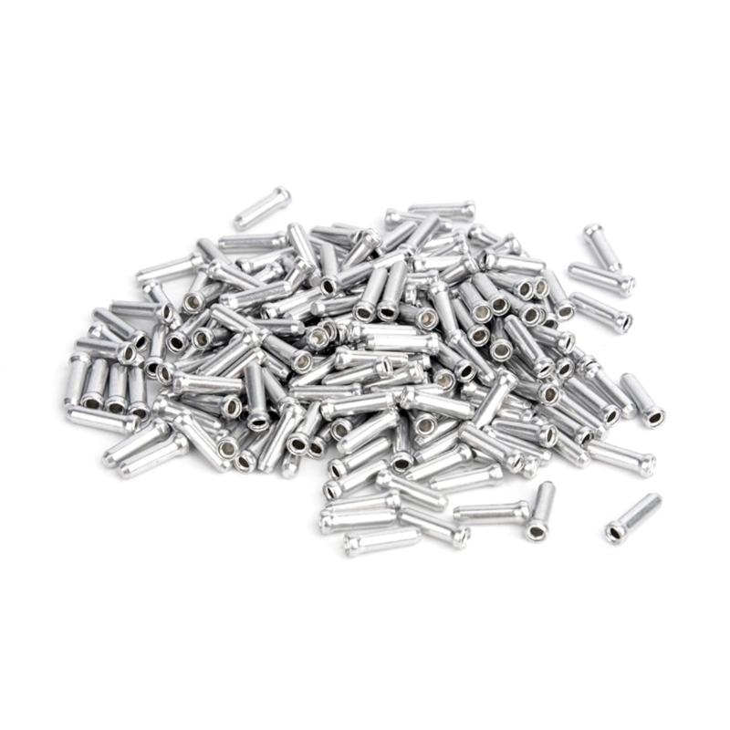 100 cái Phanh Xe Đạp nắp đầu dây cáp crimps đường núi Xe đạp phanh Cáp cap