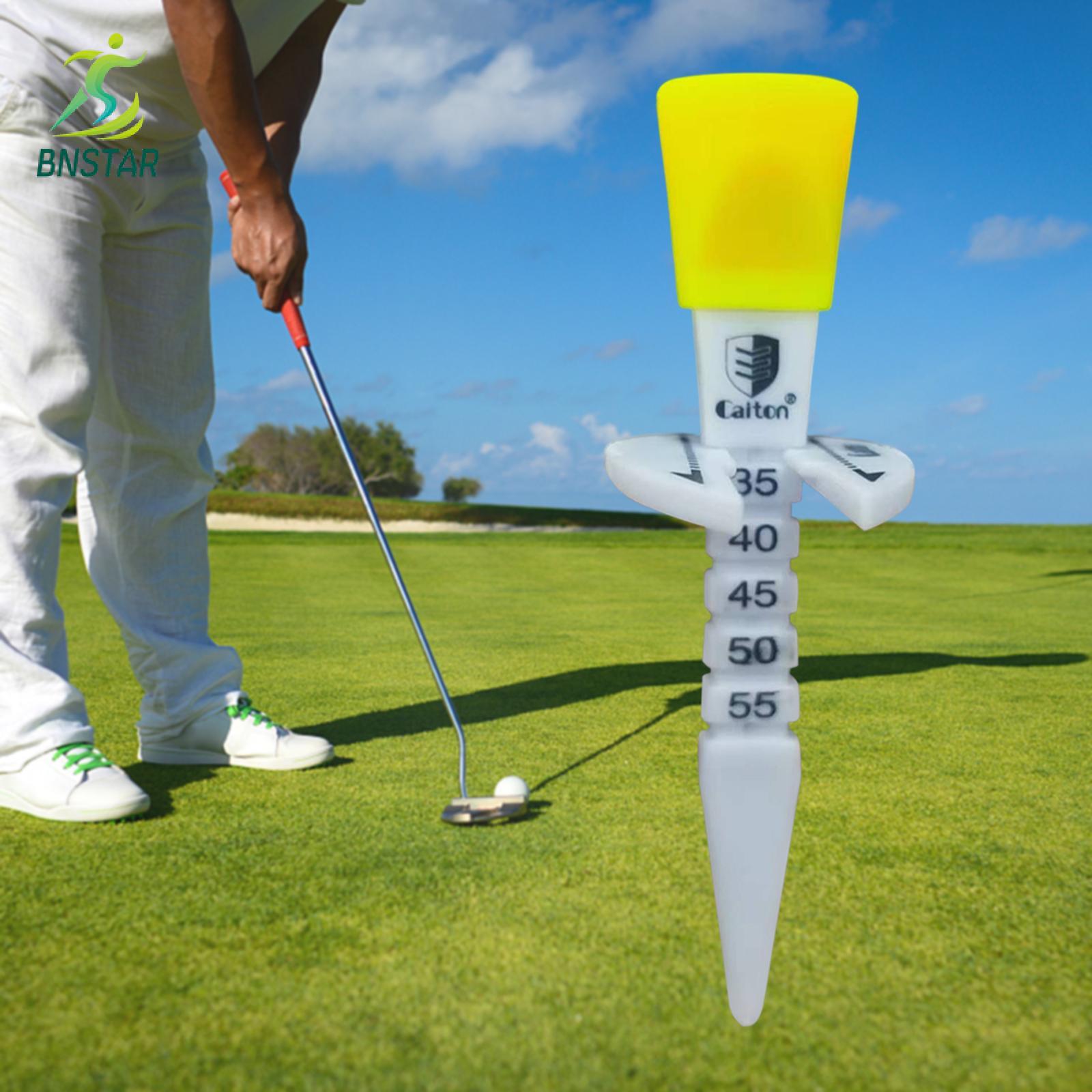 BNSTAR Reusable Golf Tee Ball Holder Adjustable Height 35mm 40mm 45mm 50mm 55mm Practice for Outdoor Golfer Gift Accessories