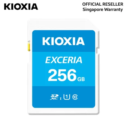 KIOXIA EXCERIA SD Card 256GB C10 U1 Full HD Formerly Toshiba Read Speed Up To 100MB/s PhotoFast Official Store Kioxia Official Reseller