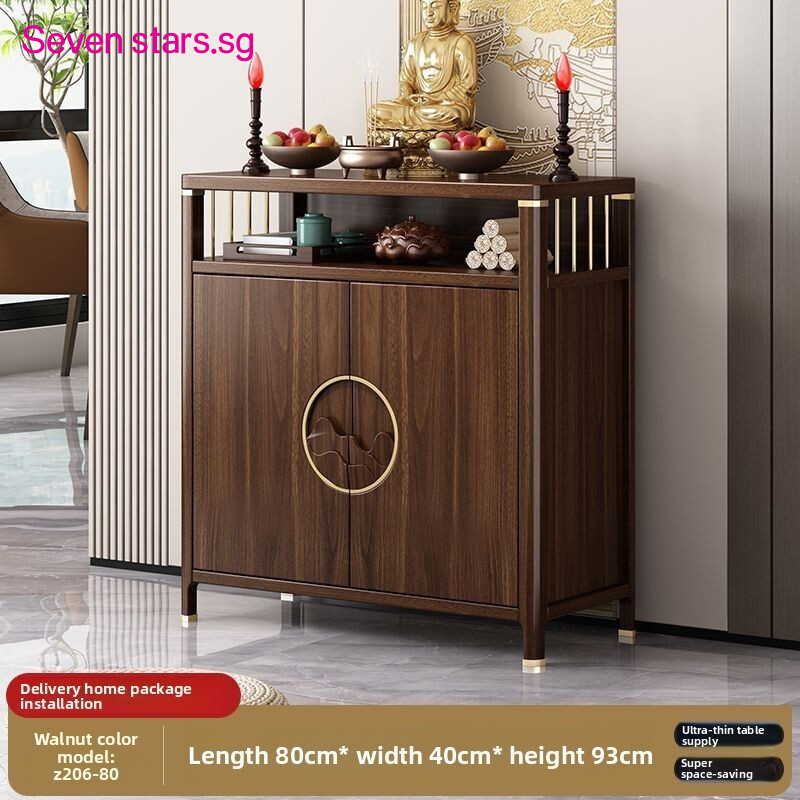 Altar Incense Table Home Buddha Table Living Room God Table Cabinet New Chinese Style Table Modern Simple Hall Table Rural Incense Table