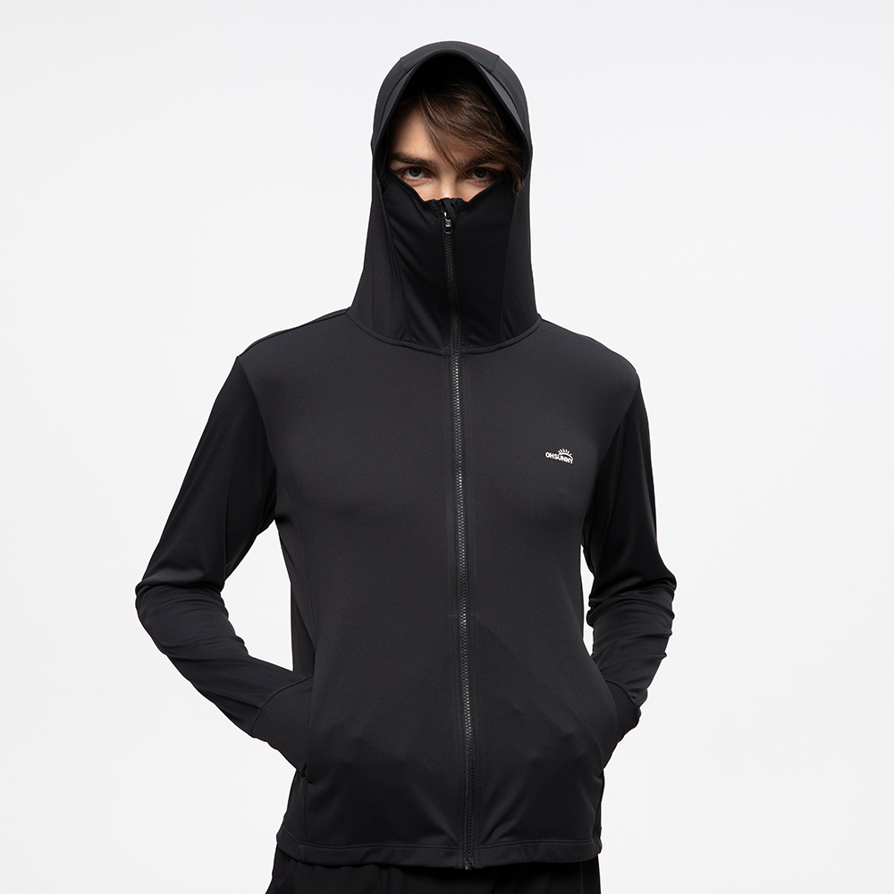 Ohsunny Quần áo mùa hè Áo khoác chống nắng nhẹ cho nam UPF 50 + áo khoác ngoài trời trùm đầu