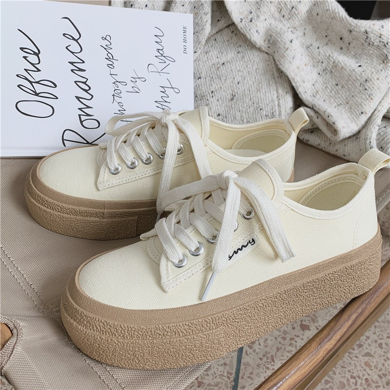 Giày thể thao nữ học sinh vải canvas Camille