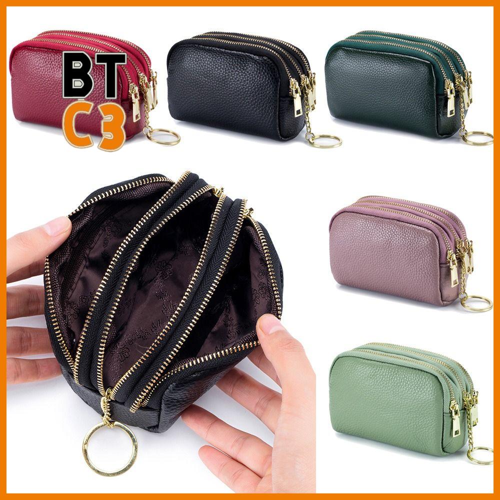 BTC3 Mềm Nữ Ví Tiền nhỏ Bag Mini Pocket Ngắn Thẻ Coin Key Holder Phụ nữ Ví PURSE