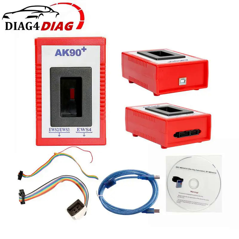 Giá thấp ak90 v3.19 lập trình viên chính cho bmw ews obd2 công cụ lập trình chính từ 1995-2009 năm xác định khóa