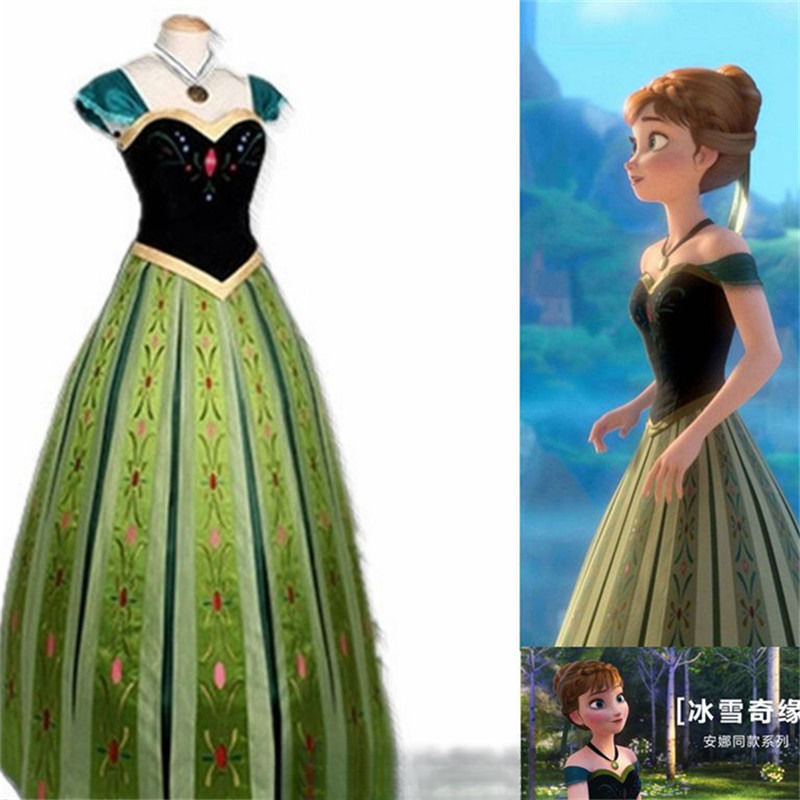 Shop Anna Dress Frozen Green Online with Best Discounts and Low Prices |  Lazada Philippines