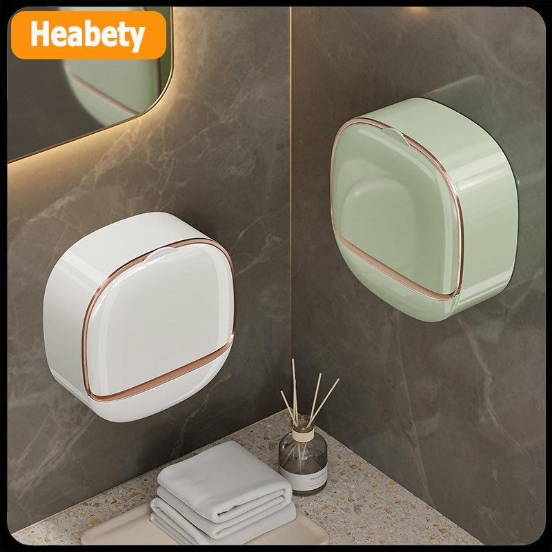 【2-3 ngày giao hàng】 1 Piece xà phòng hộp miễn phí đấm xà phòng Hộp Treo Tường hộ gia đình cao cấp thoát nước lưu trữ phòng tắm nhà vệ sinh xà phòng kệ