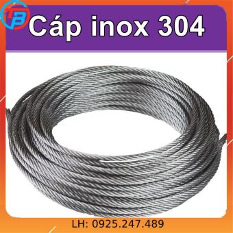Cáp inox 304 (1ly, 1 ly rưỡi, 2 ly, 3 ly, 4 ly) THAIBINHVINA