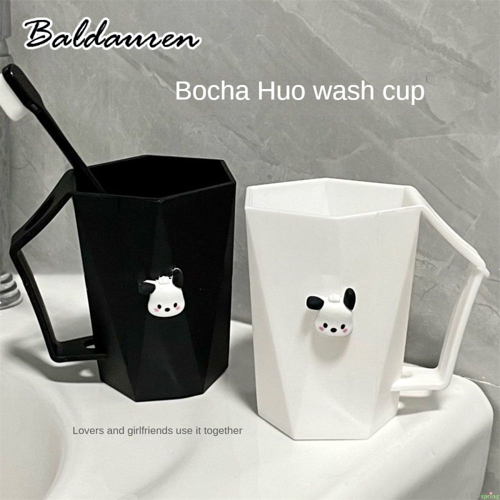 BALDAUREN ⚡การขนส่งที่รวดเร็ว⚡⚡น่ารัก Sanrio อบเชย pochacco การ์ตูนน้ำยาบ้วนปากถ้วยแปรงสีฟันถ้วยล้างหนาปลอดสารพิษและไม่มีกลิ่นถ้วยโรงแรมถ้วยเดินทาง ราคา 10 บาท*ส่งฟรี