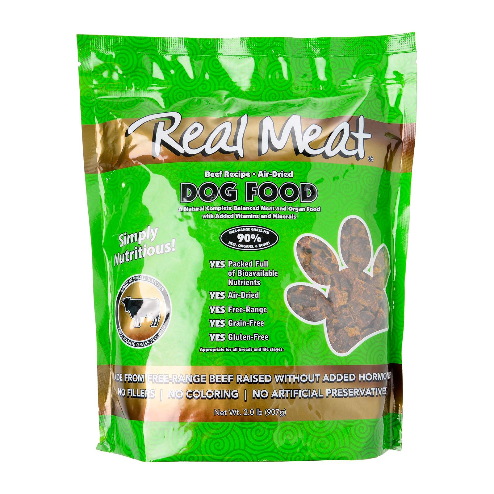 real meat beef dog food