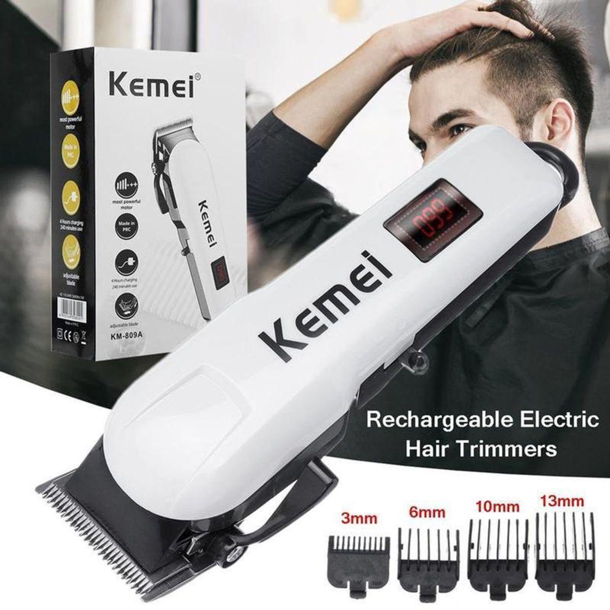Tông đơ cắt tóc, tông đơ cắt tóc không dây chuyên nghiệp kemei KM-809A