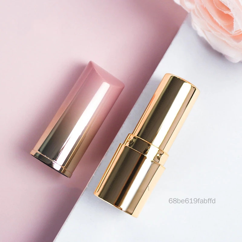 Ống son môi trống 12.1mm ống xoay tròn có thể nạp lại son dưỡng màu hồng TF-Uni-VN