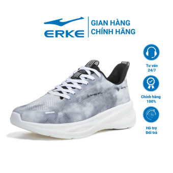 Giày chạy bộ nữ ERKE cao cấp phối màu hiện đại đế siêu đàn hồi vải giày thoáng khí 12123203010