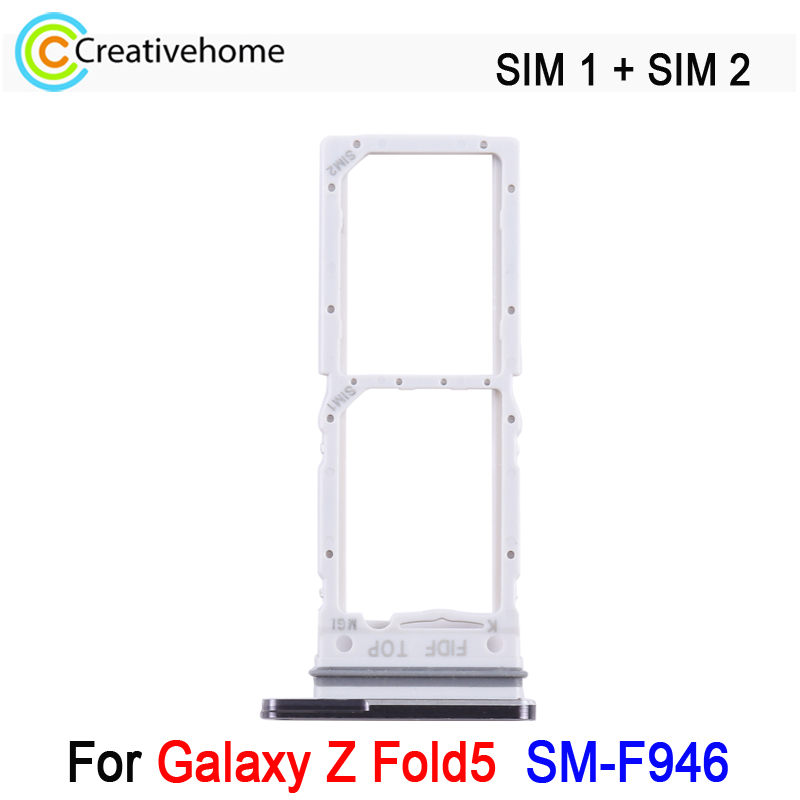 【Hot New Release】 Dual Tray Adapter For Galaxy Z Fold5 SM-F946 SIM1+ SIM2 Tray Replacement Spare Part