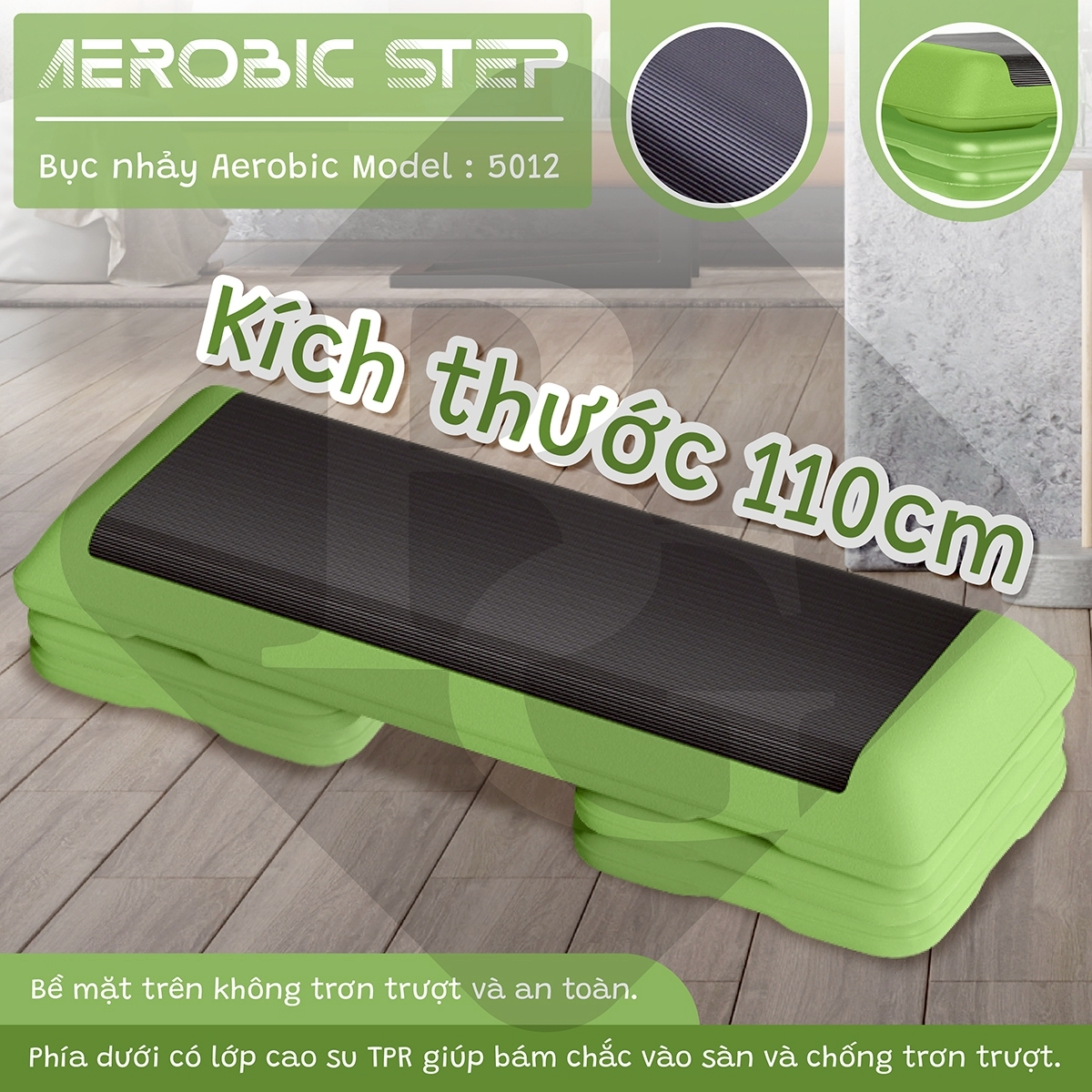 (110) BG - Bục Dậm Nhảy Aerobic Giá Rẻ Tập Tại Nhà, Phòng Tập, Bục Dậm Nhảy GYM AEROBIC Eo Thon Giữ Dáng điều chỉnh độ cao