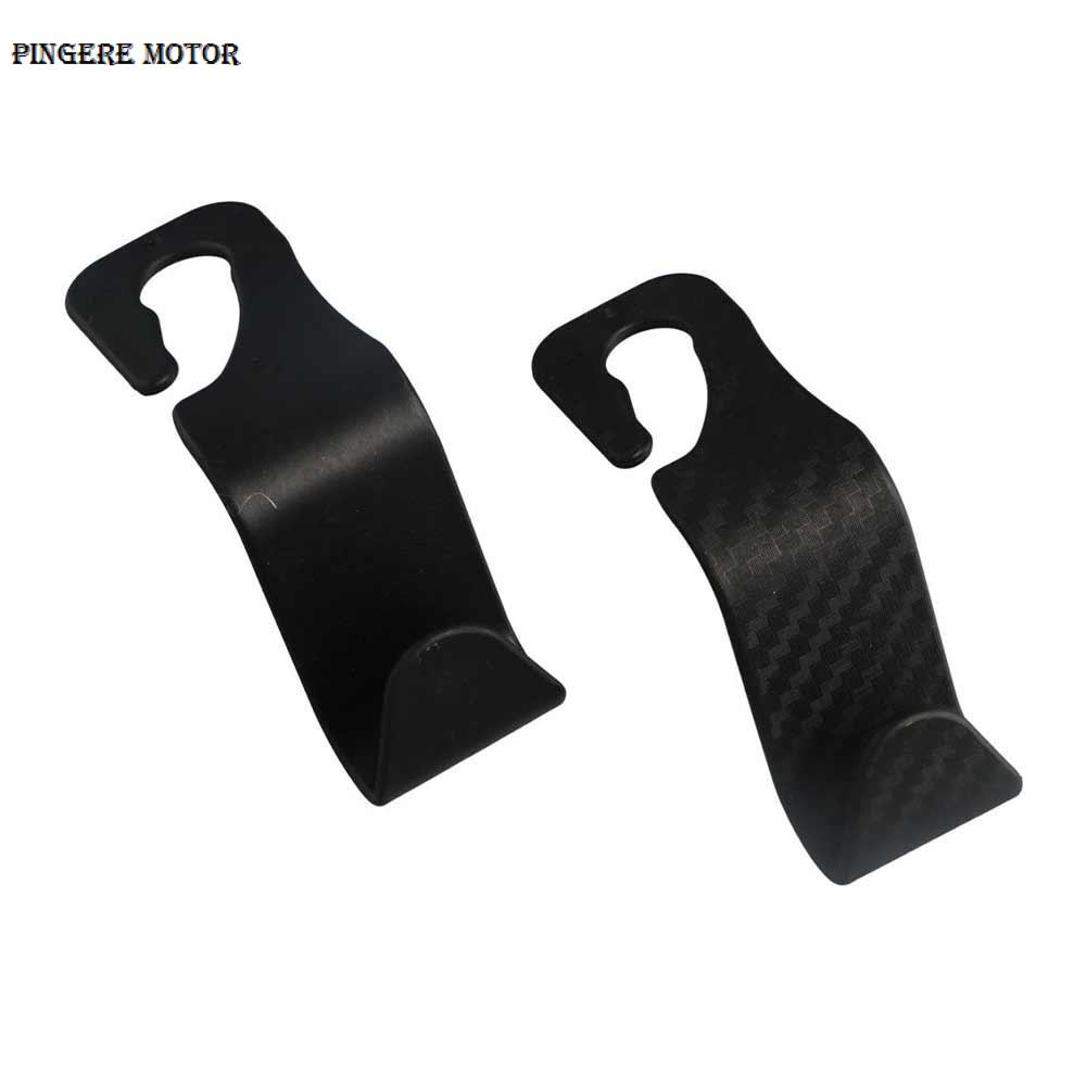 PINGERE Xe ô tô Sắp xếp ô tô Móc treo đồ Kẹp xe Phụ kiện nội thất xe hơi Móc treo Móc tựa đầu Giá đỡ ghế xe hơi Túi xếp đồ sau ghế xe Móc ẩn Ghế ngồi ô tô